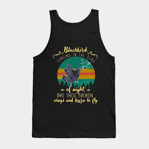 Blackbird Tank Top by caidcmytvroi